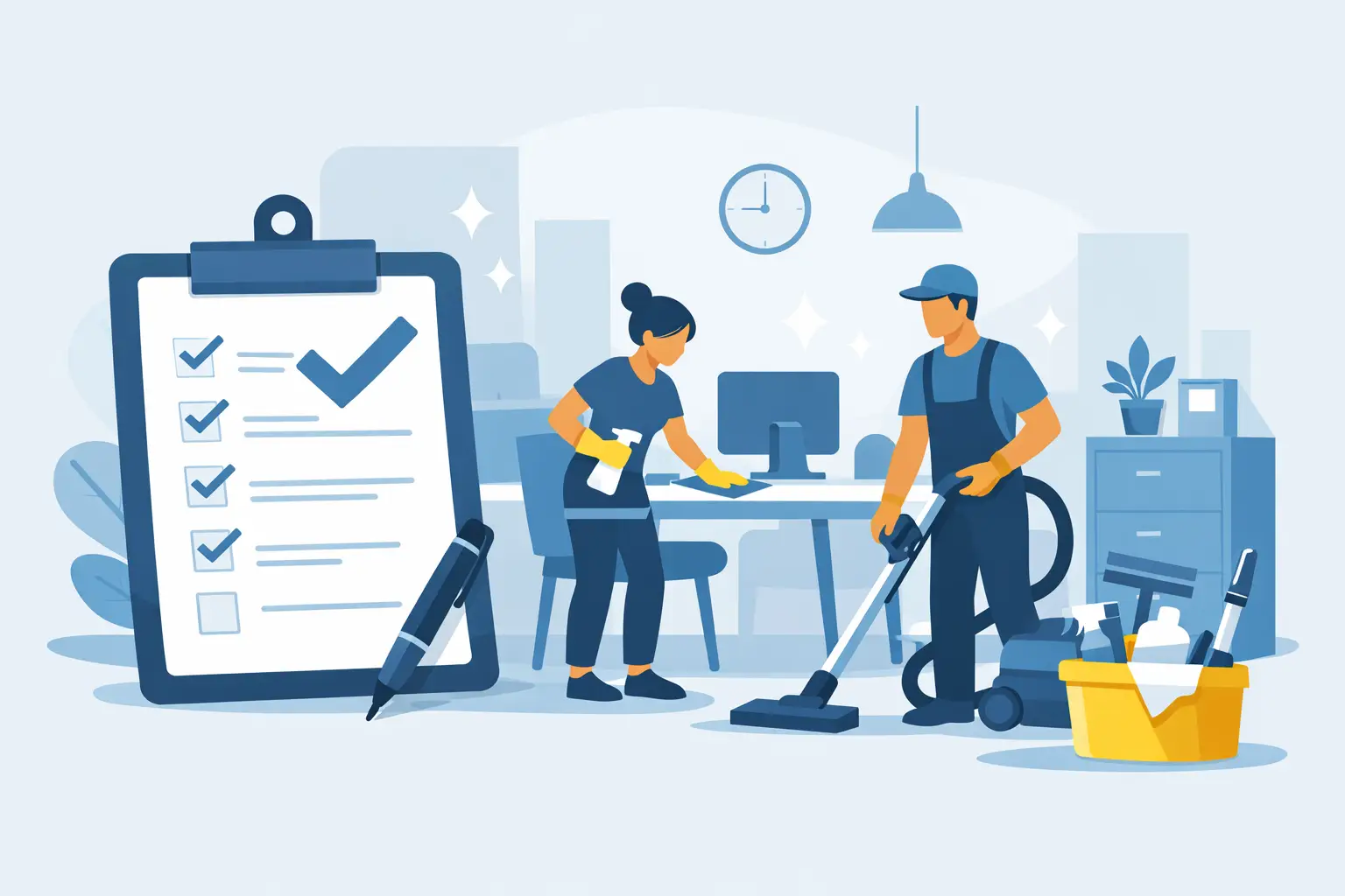 Small Office Cleaning Checklist That Works