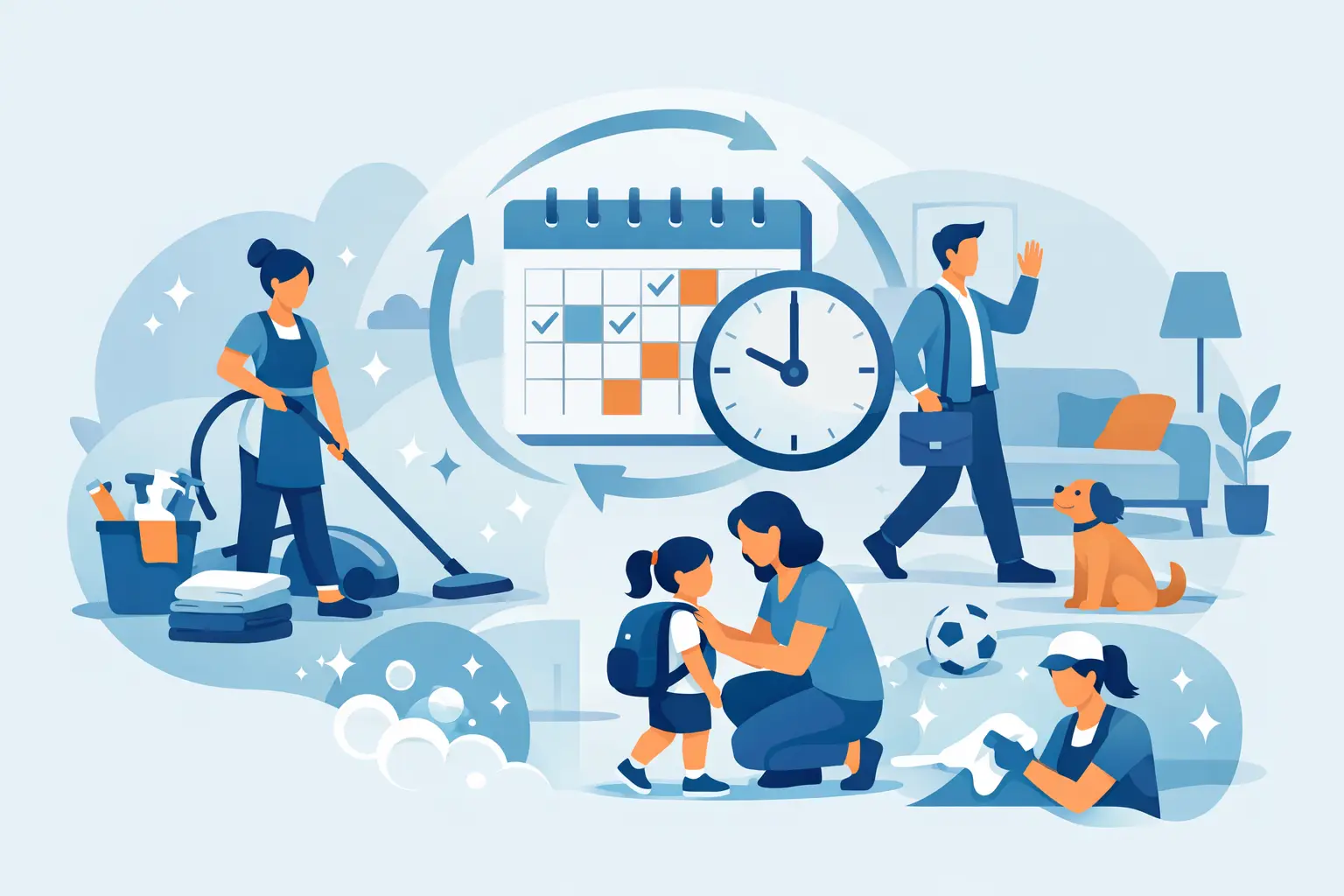 Recurring Cleaning for Busy Families That Works
