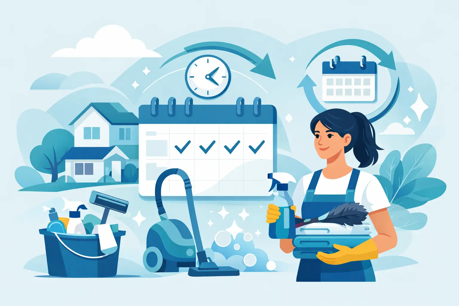 Recurring House Cleaning Plans That Work