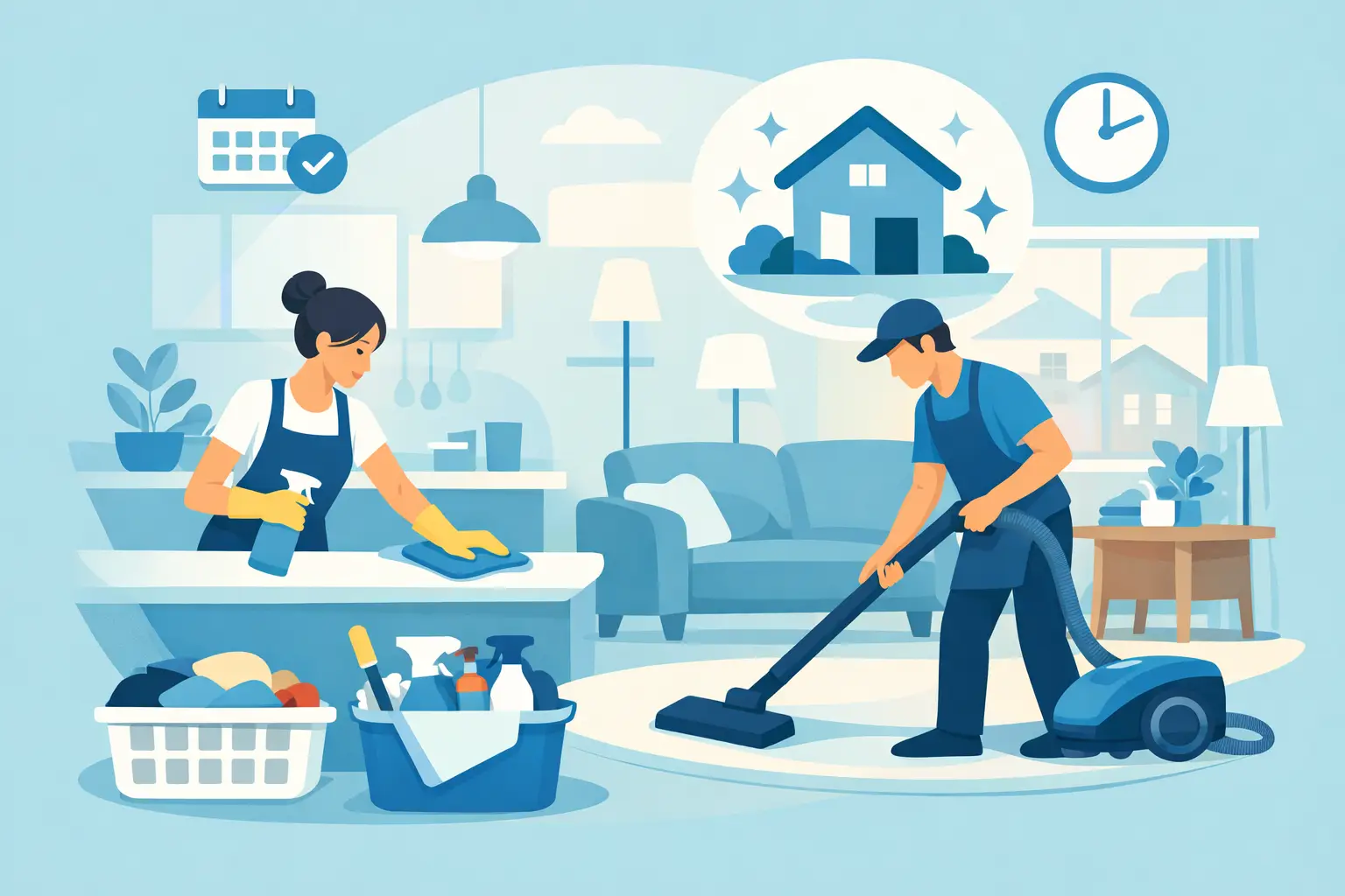 Residential Cleaning Service Guide for Busy Homes