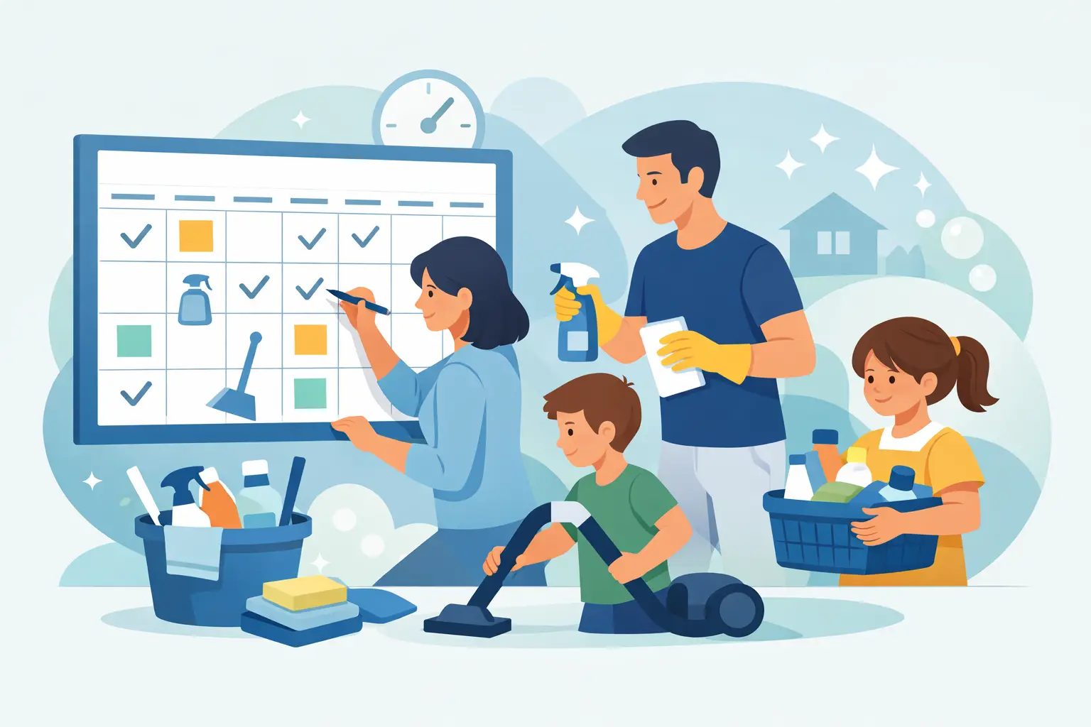 Best Cleaning Schedule for Families That Works