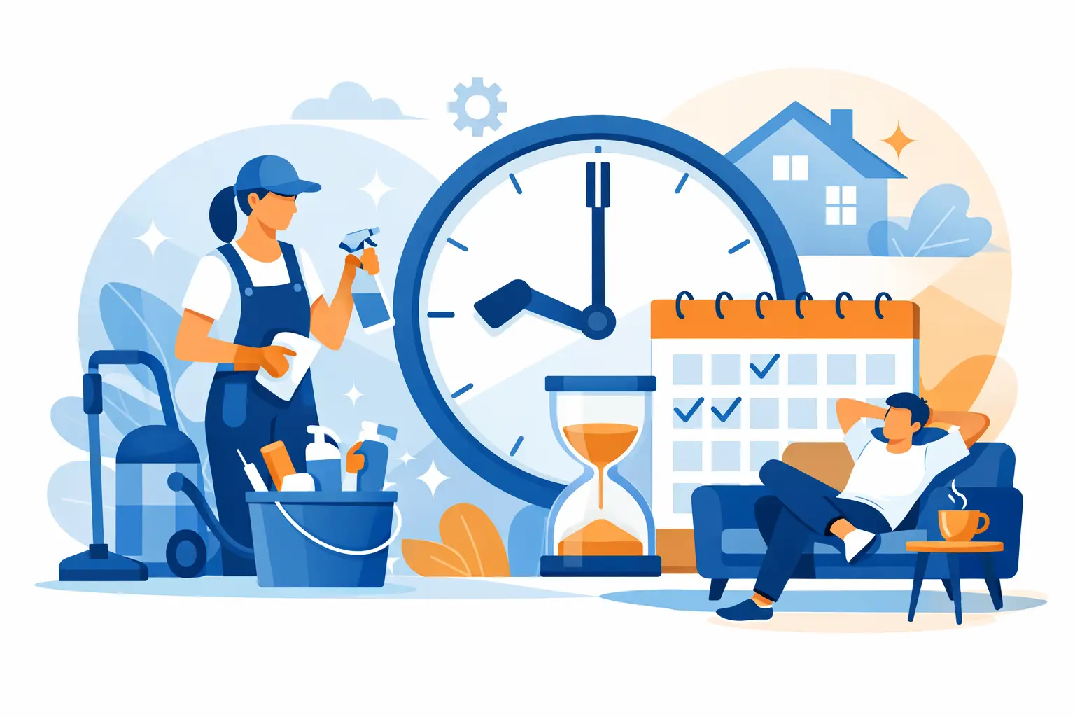How a Monthly Cleaning Service Plan Saves Time