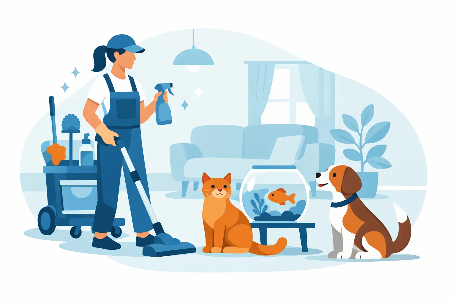 Do Cleaners Work Around Pets? A Simple Plan