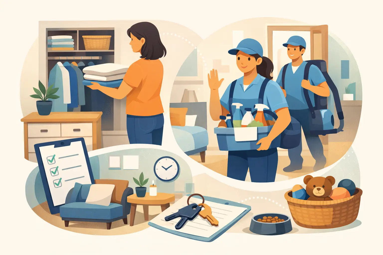 How to Prepare for House Cleaners Without Stress