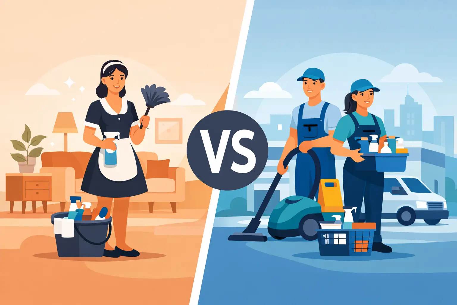 Maid Service Versus Cleaning Company: Which Is Best?