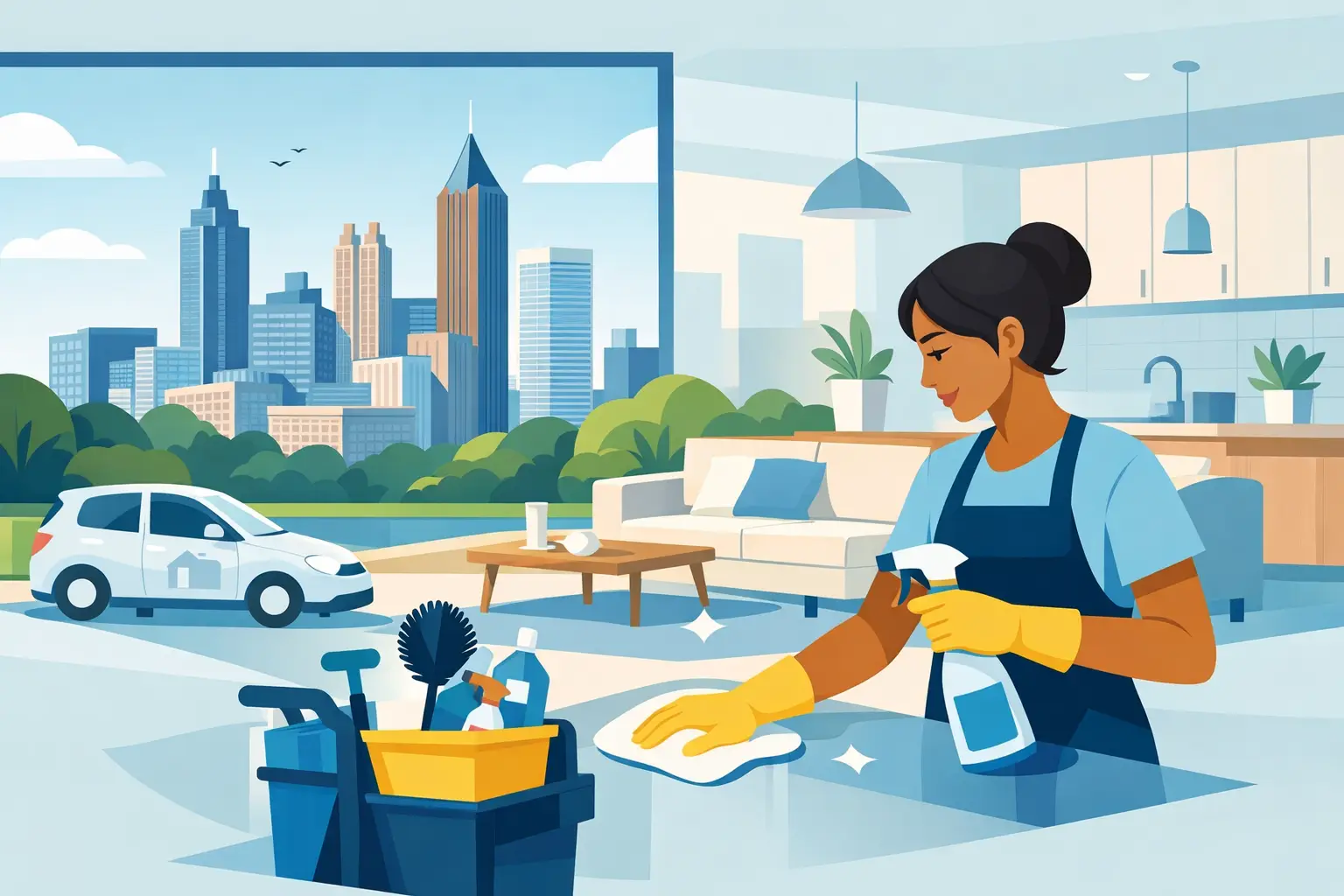 Why Hire a Local Cleaner for Your Atlanta Home?